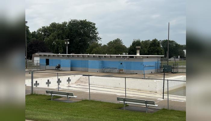 Pool Bond meeting on 10/19 to discuss questions, tax implications to replace old pool in Dike (pictured)