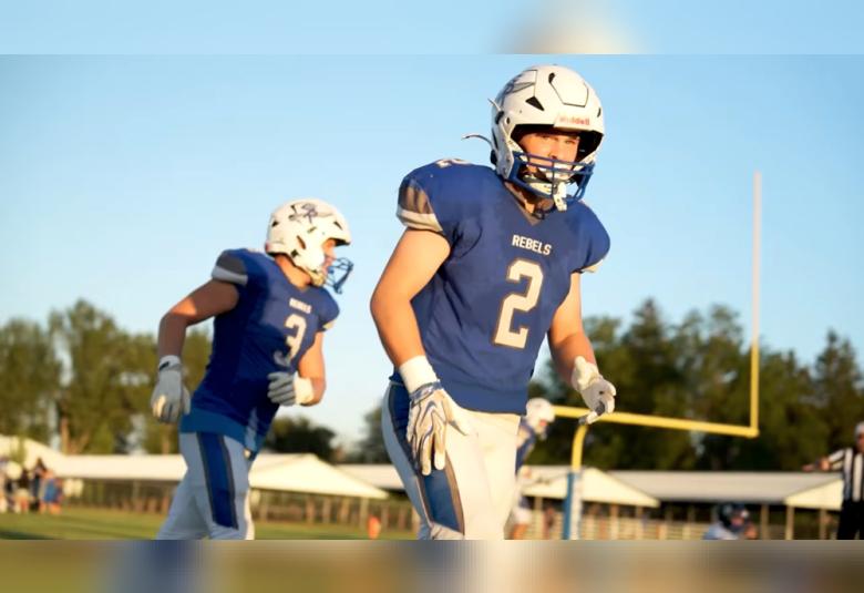 Screenshot of Gladbrook-Reinbeck Football Players from the documentary, “Inside Iowa’s Rural Football Town”