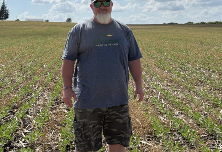 John Freese is a sixth-generation farmer growing cover crops to help reduce the amount of nitrogen in our watershed. Photos courtesy of Arlyn Wingate/Grundy County SWCD